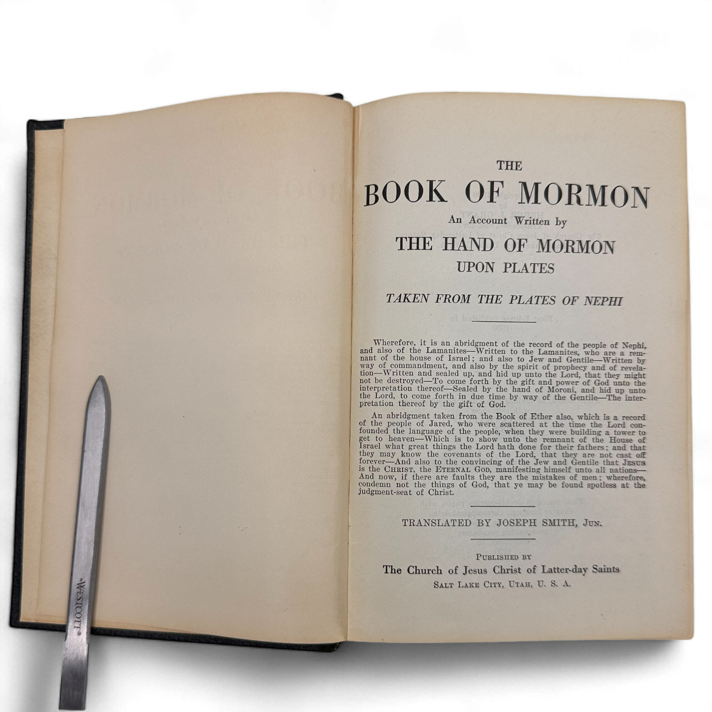 El Libro de Mormón 