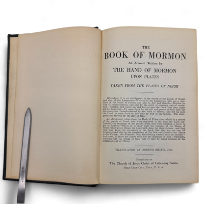 El Libro de Mormón 