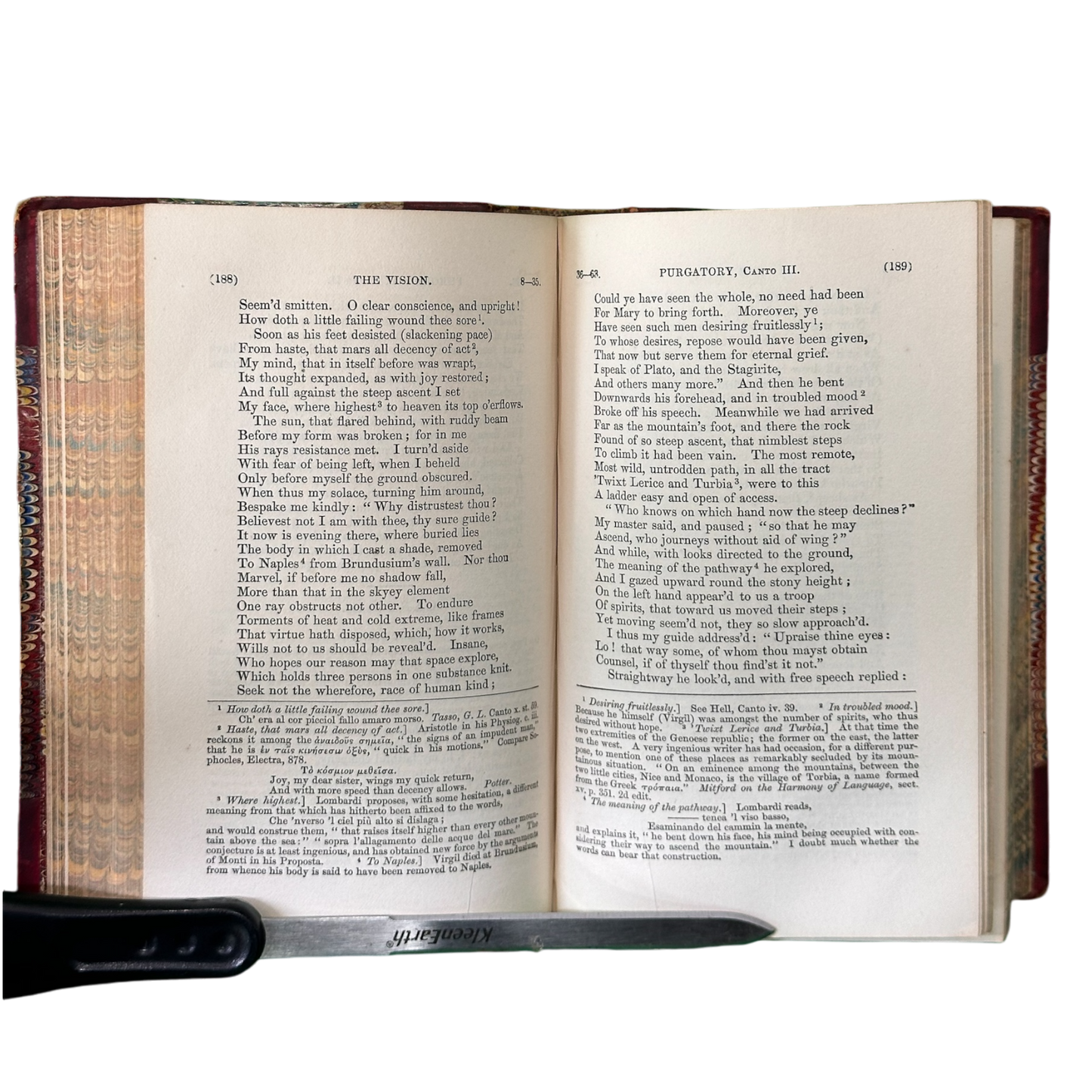 1866 - La visión; o Infierno, Purgatorio y Paraíso de Dante Aligheri