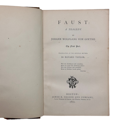 Faust - 2 Volume Set