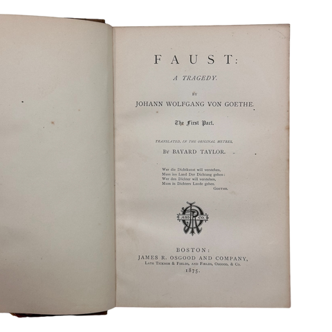 Faust - 2 Volume Set