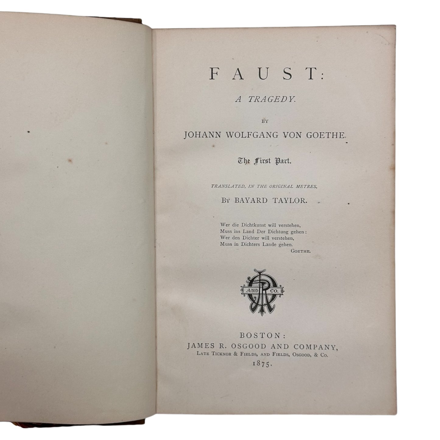 Faust - 2 Volume Set