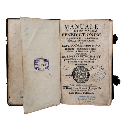 1750 - MANUAL DE EXORCISMO Rituale Romanum