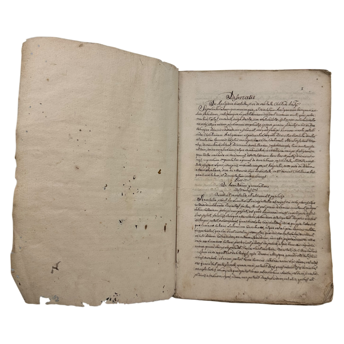 c1700 Handwritten Manuscript BIBLE Prophecy Angels Demons Superstition Catholic