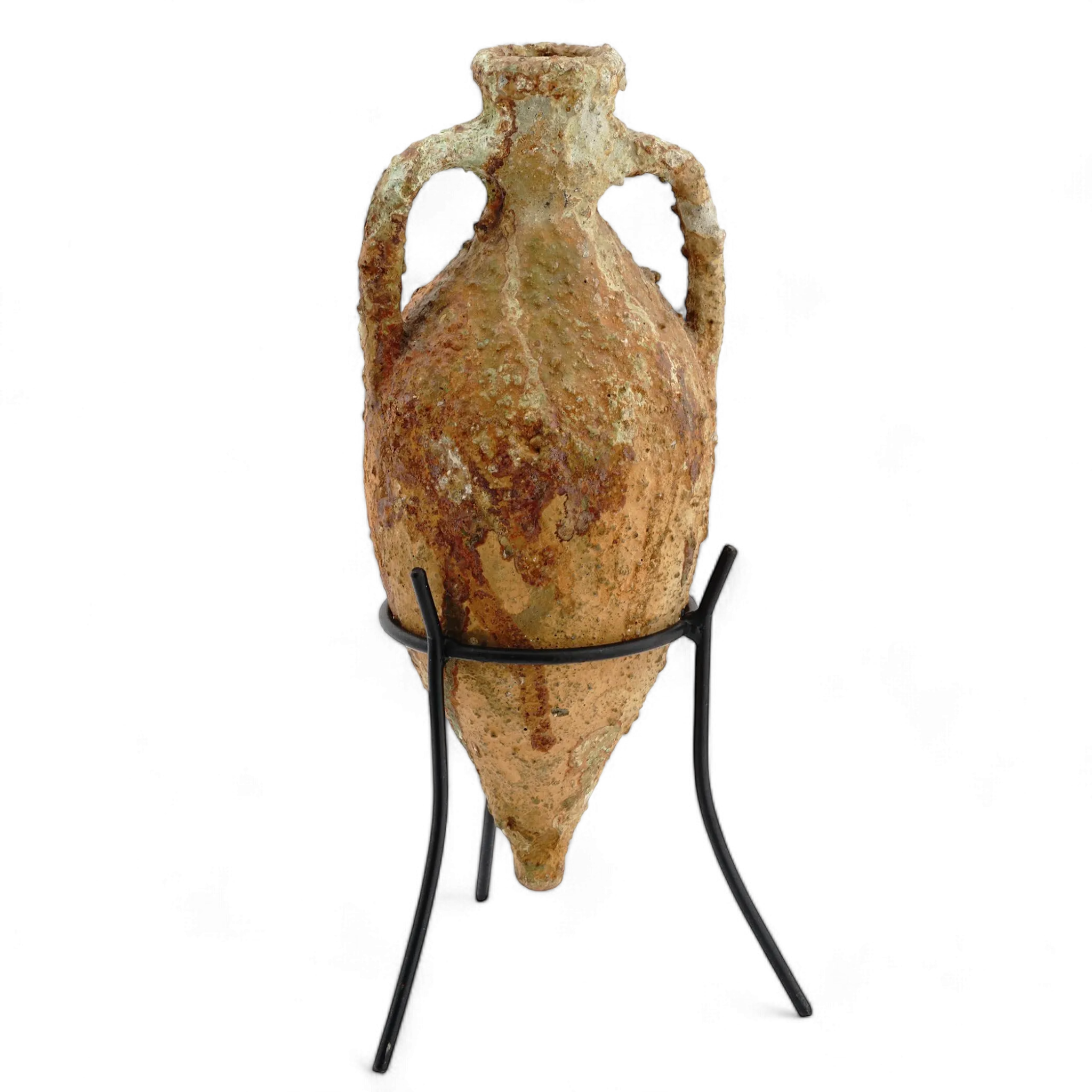 Ancient Greek or Roman Cone Pottery Amphora