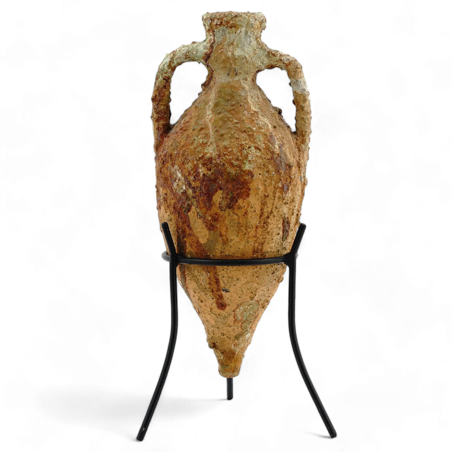 Ancient Greek or Roman Cone Pottery Amphora