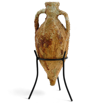 Ancient Greek or Roman Cone Pottery Amphora