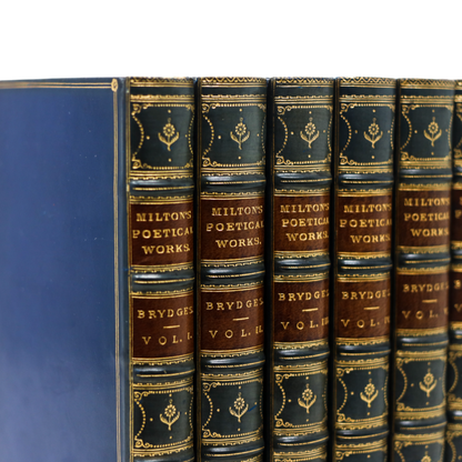 1835 Poetical Works of John Milton 6 Volumes